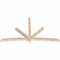 Ekena Millwork Alberta Smooth Timber Gable Bracket, Douglas Fir, 96"W x 56"H x 3 1/2"D x 3 1/2"F, 14/12 Pitch GBW096X56X0404ALB00SDF - alternate 2